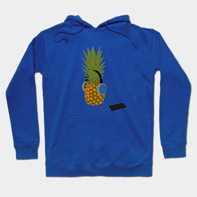 Jammin' Pineapple Hoodie by NoirPineapple